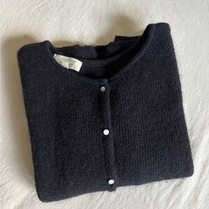 Sezane Gaspard Black Cardigan